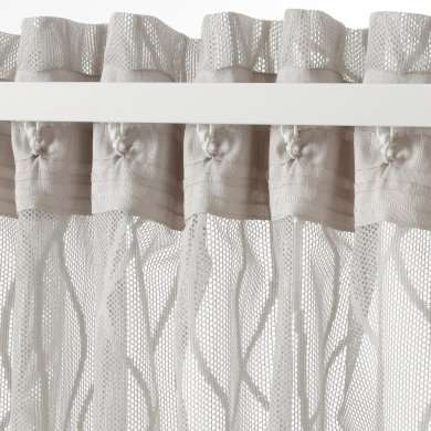 Тюль GLESGROE 145x300 см 2 шт Серый - 4 IKEA Тюль GLESGROE 145x300 см 2 шт Серый (ИКЕА ГЛЕСГРУ) 30548989 фото - 4