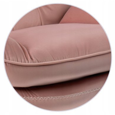 Крісло м'яке поворотне з підставкою Mebel Elit FIONA Рожевий ME.FIONA/R/V/FW фото - 9