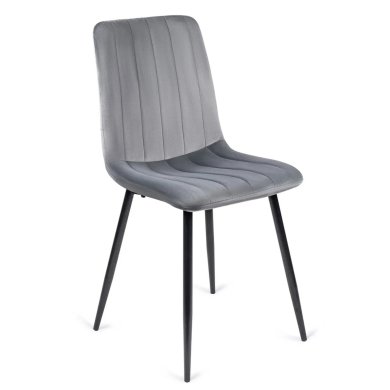 Обеденный стул Mebel Elit IBIS Welur Серый ME.IBIS/P/V/K