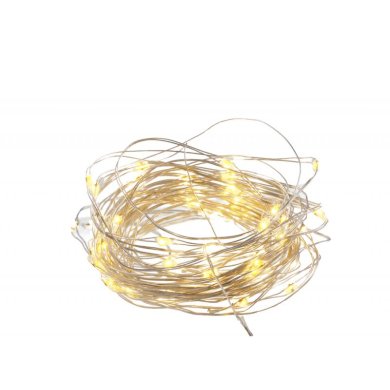 Новорічна гірлянда Chomik 60 LED 4,3 м Теплий-білий LED2650