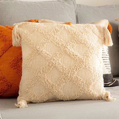 Декоративна наволочка Homla MONTO 45х45 см Бежевий 208272 фото - 7