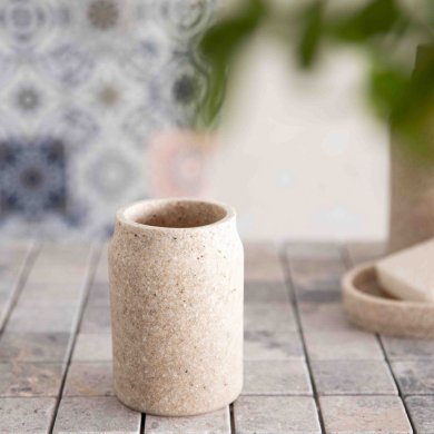 Стакан для зубных щеток Homla LORELEI Бежевый - 4 Стакан для зубных щеток Homla LORELEI Бежевый 226971 фото - 4