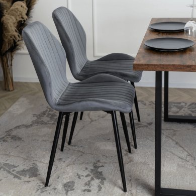 Обідній стілець Mebel Elit LILAC Welur Сірий - 9 Обідній стілець Mebel Elit LILAC Welur Сірий ME.LILAC/P/V/K фото - 9