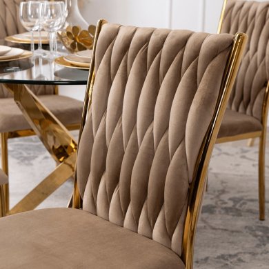 Обеденный стул Mebel Elit DAN Бежевый ME.DAN/BZ/ZL/V/K фото - 9