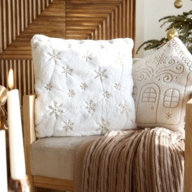 Декоративна наволочка Homla LETO 45x45 см Білий - 6 Декоративна наволочка Homla LETO 45x45 см Білий 210346 фото - 6