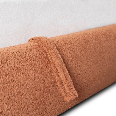 Ліжко Mebel Elit ROSSO Boucle 160x200 см Рудий ME.ROSSO/160/RD/TB/LOZZPOJ фото - 8