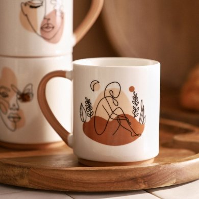 Кружка Homla LINEA 0,29 л | Білий / Принт 215837 фото - 3