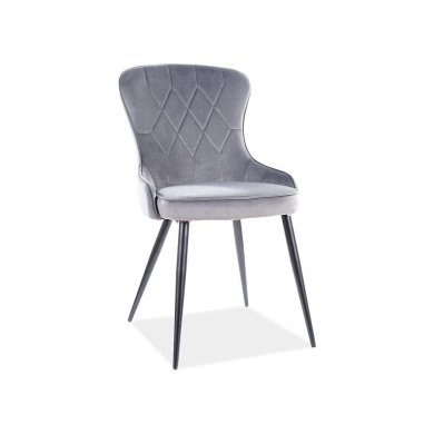 Обеденный стул Signal Lotus Velvet Серый LOTUSVCSZ