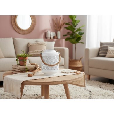 Подсвечник-фонарь Garden Line 19/33 см Белый LIS9173 фото - 4