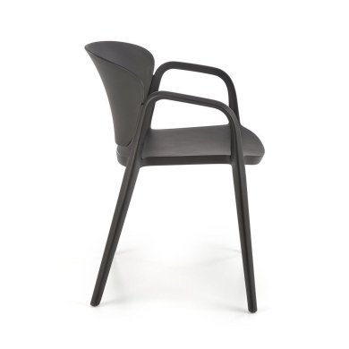 Садовий стілець Halmar K491 Чорний V-CH-K/491-KR-CZARNY фото - 7