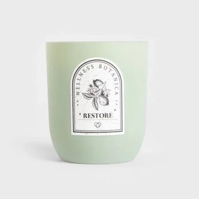 Ароматическая свеча Homla WELLNESS Restore 160 г Зеленый 240427