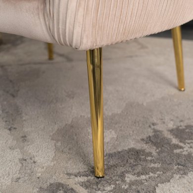 Кресло мягкое Mebel Elit STELLA Welur Бежевый - 11 Кресло мягкое Mebel Elit STELLA Welur Бежевый ME.STELLA/BZ/ZL/V/FW фото - 11