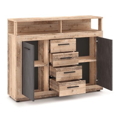 Комод Mebel Elit BLAGO MIDI B Необработанный дуб W.LUNA/MIDIB/OSL/MA/KOM2D4S фото - 3