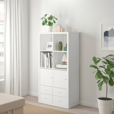 IKEA Стеллаж KALLAX Белый (ИКЕА КАЛЛАКС) 59278307 фото - 2