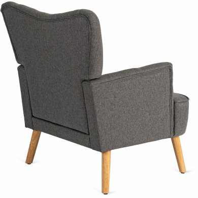 Кресло мягкое Mebel Elit BUNNY Темно-серый ME.BUNNY/CP/DK/T/FW фото - 5