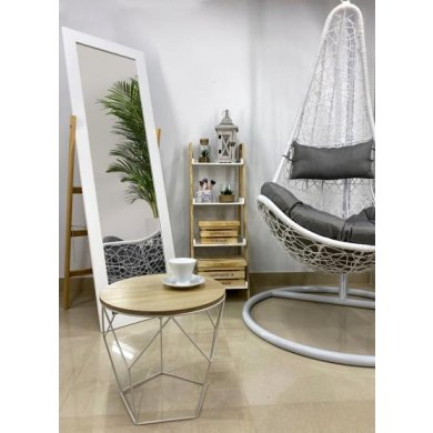 Зеркало Chomik 54x41x157 см | Белый / Дерево PHO9757 фото - 5