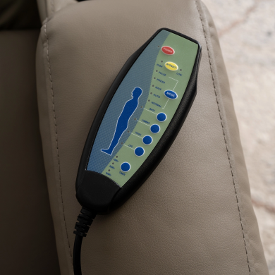 Кресло мягкое раскладное массажное с реклайнером Mebel Elit BOX Серый ME.BOX/P/E/FW фото - 13