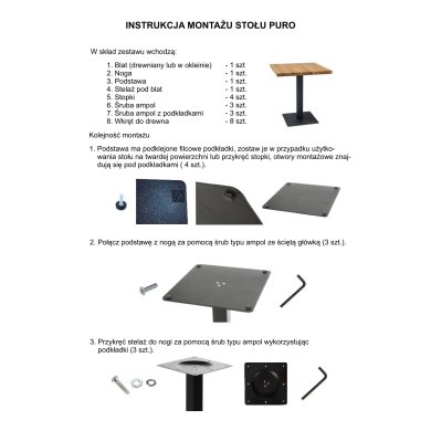 Обеденный стол Signal PURO 70 Laminat Дуб PUROLAMD70 фото - 4