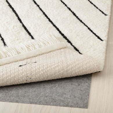 IKEA Ковер SANDNING 170х240 см Белый (ИКЕА ШЛИФОВАНИЕ) 60556223 фото - 3