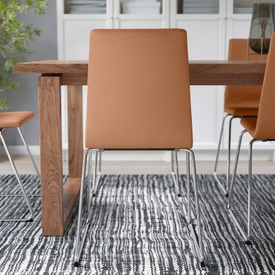 IKEA Обеденный стул LILLANAS Коричневый (ИКЕА ЛИЛЬЯНАС) 40534802 фото - 2