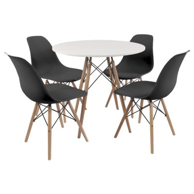 Обеденный стул Kontrast MIA 2 Черный - 9 Обеденный стул Kontrast MIA 2 Черный 6.05.14249 фото - 9