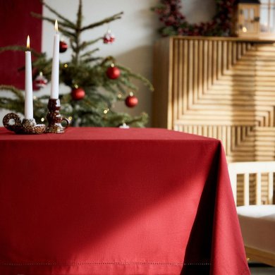 Скатертина Homla FARRE 150x220 см Червоний 223049