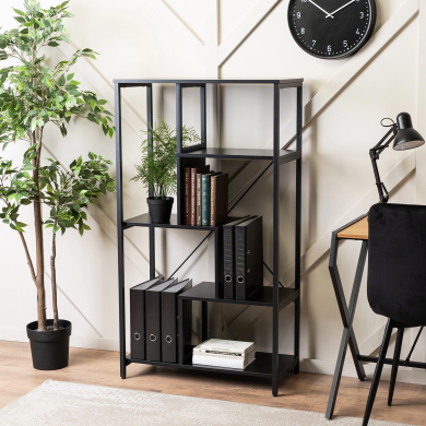 Стелаж Mebel Elit TIM Чорний ME.TIM/CZ/REG фото - 3