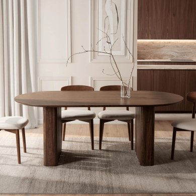 Обеденный стол Mebel Elit DARIO Орех ME.DARIO/O/O/S фото - 6