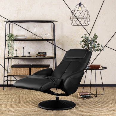 Кресло мягкое раскладное с реклайнером Mebel Elit TONY Черный - 15 Кресло мягкое раскладное с реклайнером Mebel Elit TONY Черный ME.TONY/CZ/E/FW фото - 15