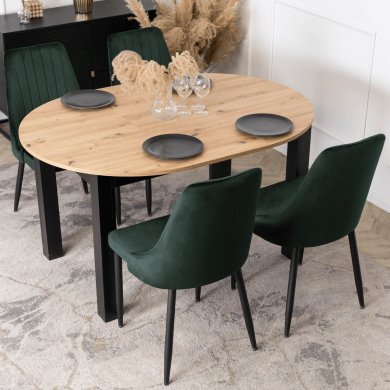 Обеденный стул Mebel Elit BARI Welur Зеленый ME.BARI/Z/V/K фото - 10