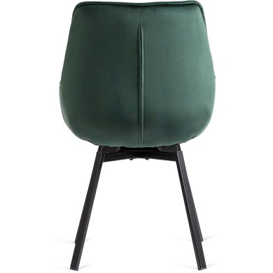 Обідній стілець поворотний Mebel Elit LUNA Welur Зелений ME.LUNA/Z/V/K фото - 5