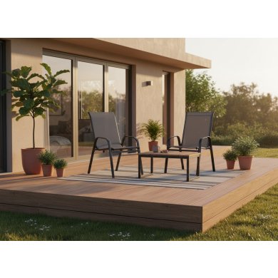 Комплект садових стільців Garden Line TIH1625 2 шт Сірий TIH1632 фото - 5