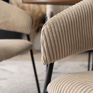 Обеденный стул Mebel Elit TINKA Velvet Бежевый ME.TINKA/BZ/SZTR/K фото - 8