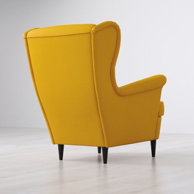 IKEA Крісло м'яке STRANDMON Жовтий (ИКЕА СТРАНДМОН) 90361894 фото - 37