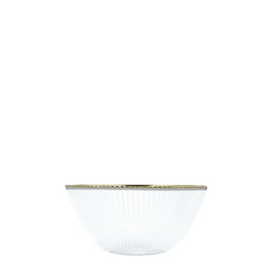 Чаша Homla MEGALO 15 см | Прозорий / Золотий 200890 фото - 2