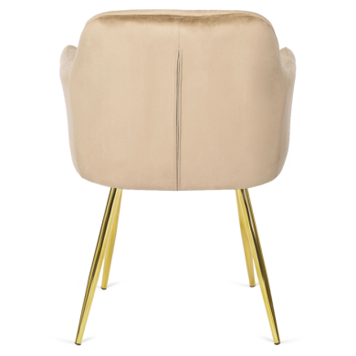 Обеденный стул Mebel Elit RAYA Кремовый ME.RAYA/KR/ZL/V/K фото - 2