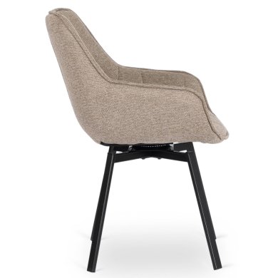 Обеденный стул поворотный Mebel Elit LUNA 2 Бежевый ME.LUNA2/BZ/T/K фото - 3