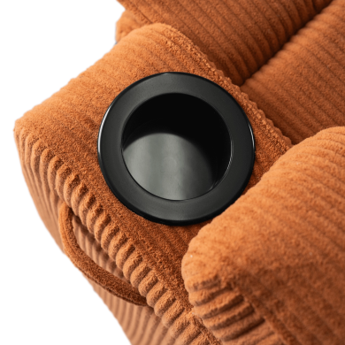 Крісло м'яке розкладне масажне з реклайнером Mebel Elit BOX Velvet Коричневий - 10 Крісло м'яке розкладне масажне з реклайнером Mebel Elit BOX Velvet Коричневий ME.BOX2/BR/SZTR/FW фото - 10