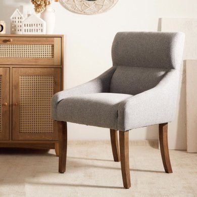 Крісло м'яке Homla AUREVA Сірий - 6 Крісло м'яке Homla AUREVA Сірий 221257 фото - 6