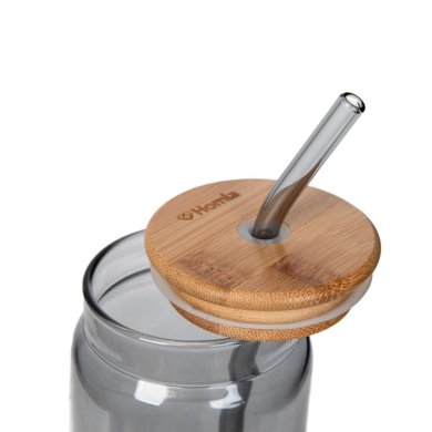 Склянка з кришкою та трубочкою Homla TEEGAN 450 мл Прозорий - 4 Склянка з кришкою та трубочкою Homla TEEGAN 450 мл Прозорий 228153 фото - 4