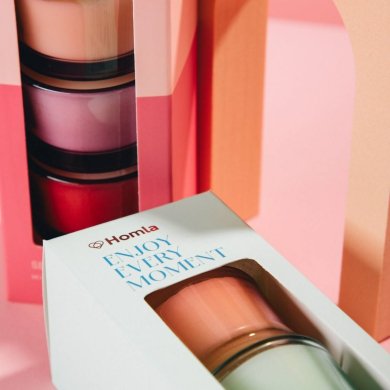 Набор ароматических свечей Homla ENJOY Sea Salt & Pomelo 30 г 4 шт Разноцветный 239410 фото - 7