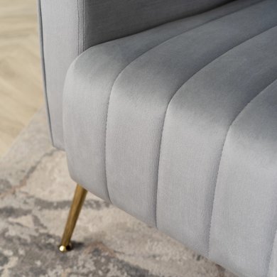 Кресло мягкое Mebel Elit DIANA Welur Серый - 14 Кресло мягкое Mebel Elit DIANA Welur Серый ME.DIANA/P/ZL/V/FW фото - 14