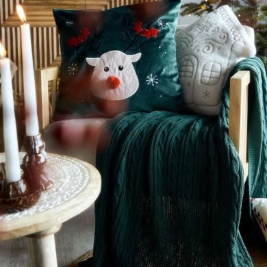 Плед Homla NEW MJOLBY 130х170 см Зеленый - 6 Плед Homla NEW MJOLBY 130х170 см Зеленый 218839 фото - 6