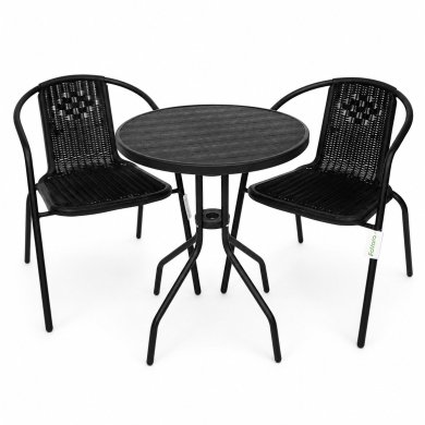 Садовый стол Favora BISTRO Черный FB12038BL фото - 2