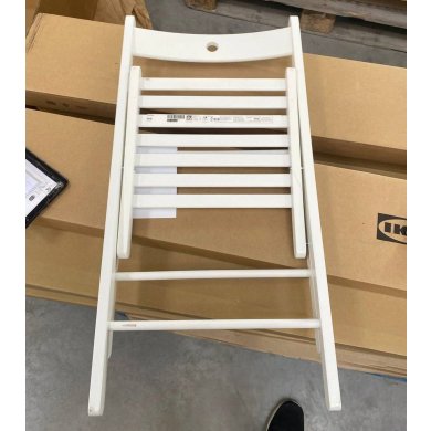 IKEA УЦЕНКА Обеденный стул складной FROSVI Белый brak/80534329 фото - 8