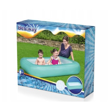Надувний дитячий басейн Bestway 51115 165х104х25 см Бірюзовий BES51115 фото - 7
