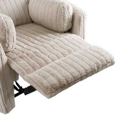 Кресло мягкое раскладное с реклайнером Mebel Elit RAUL Бежевый ME.RAUL/BZ/SZTR/FW фото - 13