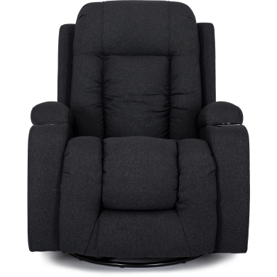 Кресло мягкое раскладное массажное с реклайнером Mebel Elit BOX 2 Черный - 2 Кресло мягкое раскладное массажное с реклайнером Mebel Elit BOX 2 Черный ME.BOX2/CZ/T/FW фото - 2