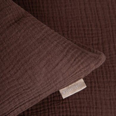 Комплект постільної білизни Homla MUSSO 200x220 см Коричневий 245718 фото - 5