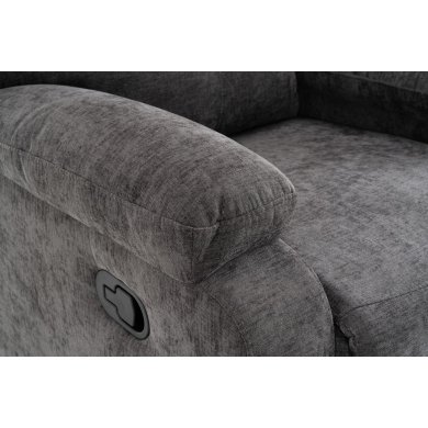 Кресло мягкое раскладное с реклайнером Kontrast ROSA Темно-серый 5.01.84854 фото - 7